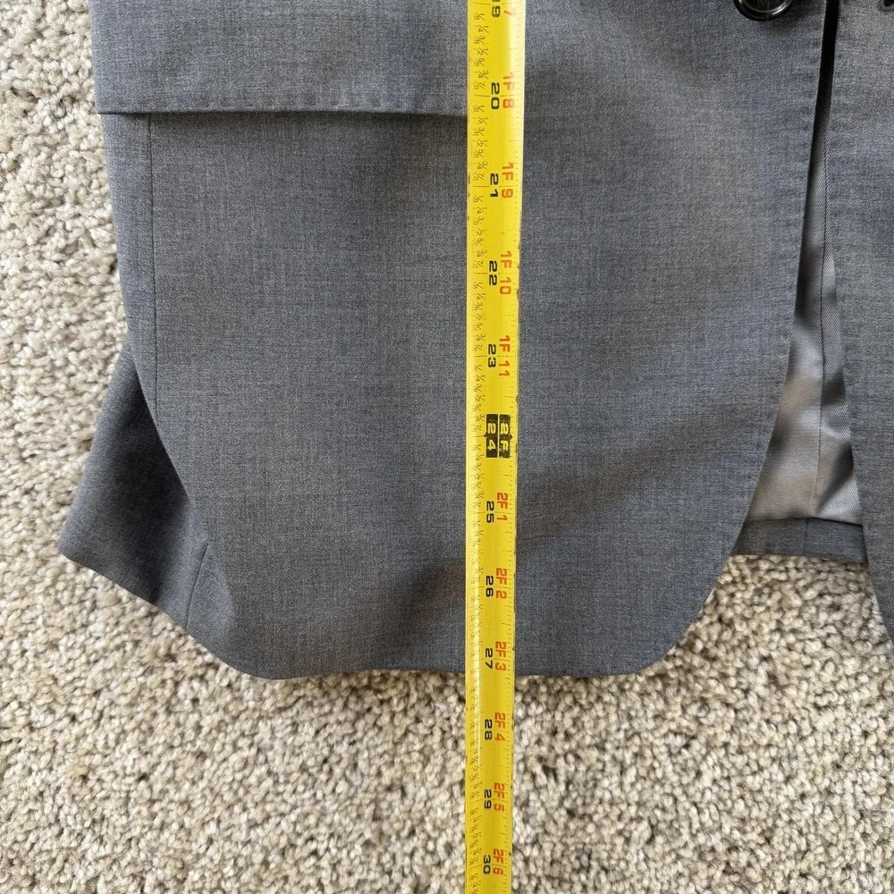 Lauren Ralph Lauren Blazer Mens 38S Gray Slim Fit Suit Sport Coat Jacket Classic